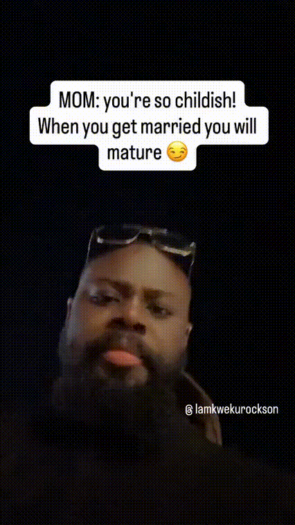 Even the baby dey confused